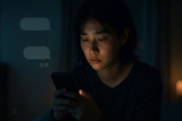 「なんで既読スルーするの？」って言えない夜に考えてること。